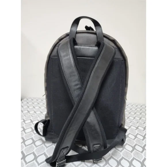 Authentic Burberry Smoked Check Backpack Black